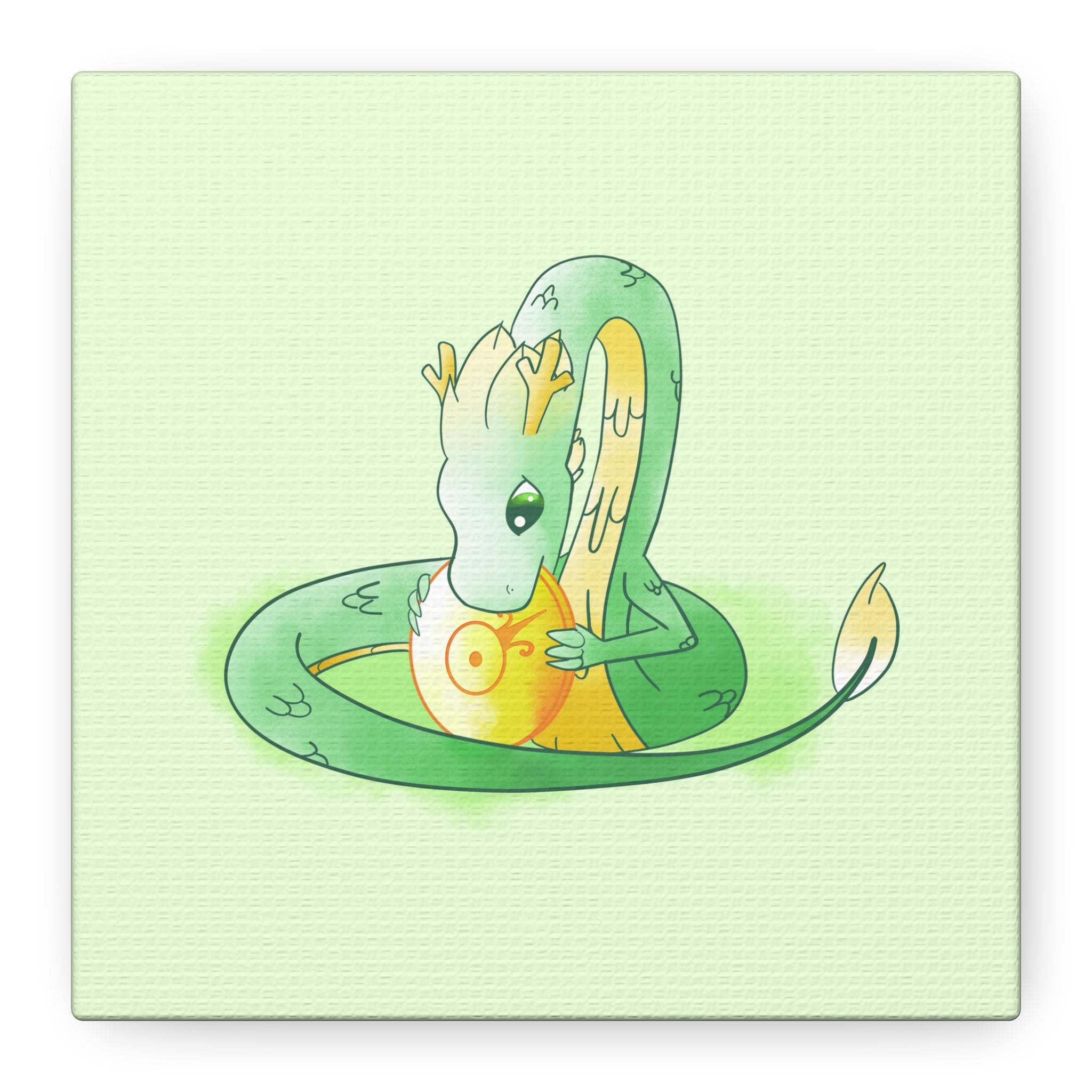 Snakelet Wyrm: Canvas Gallery Wrap