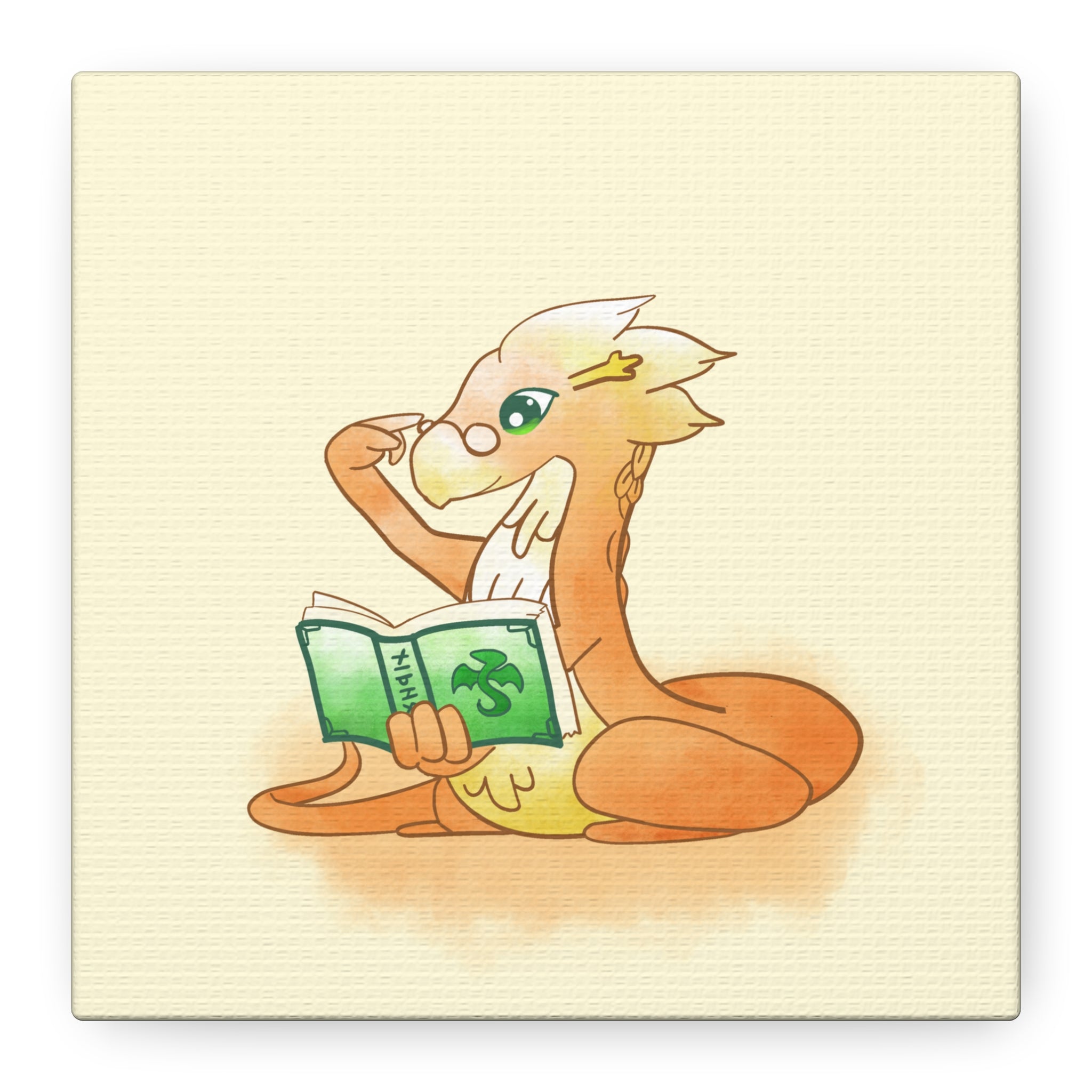 Book Wyrm: Canvas Gallery Wrap