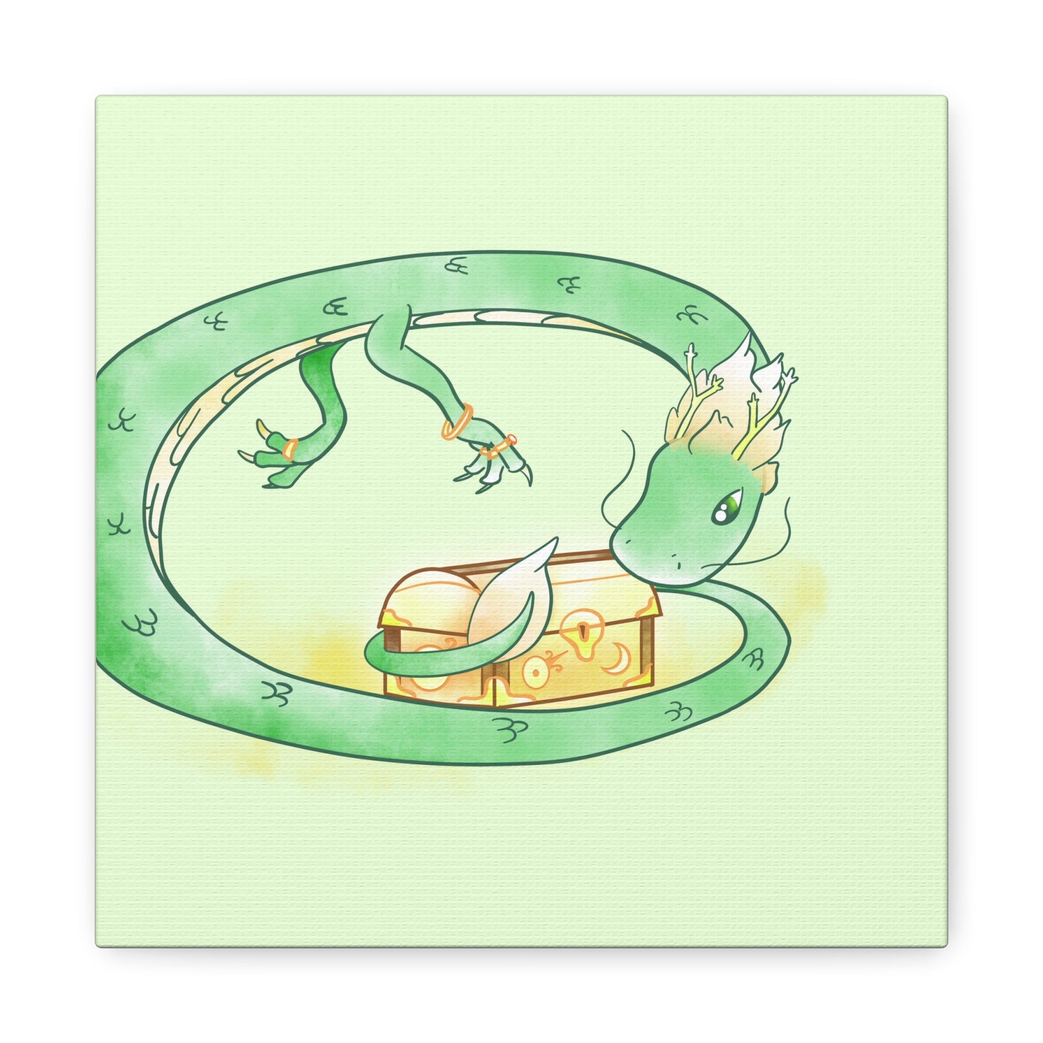 Adventurer Wyrm: Canvas Gallery Wrap