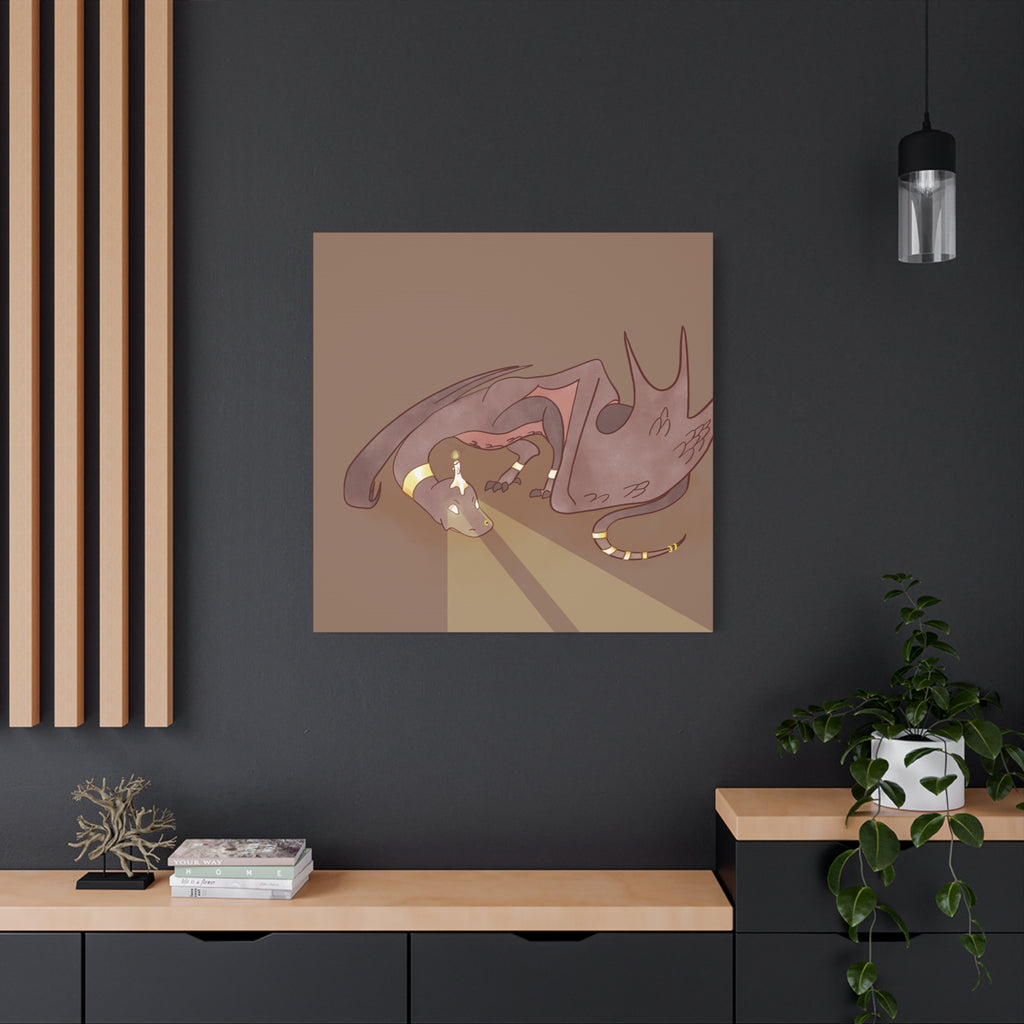 Excavator Wyvern: Canvas Gallery Wrap