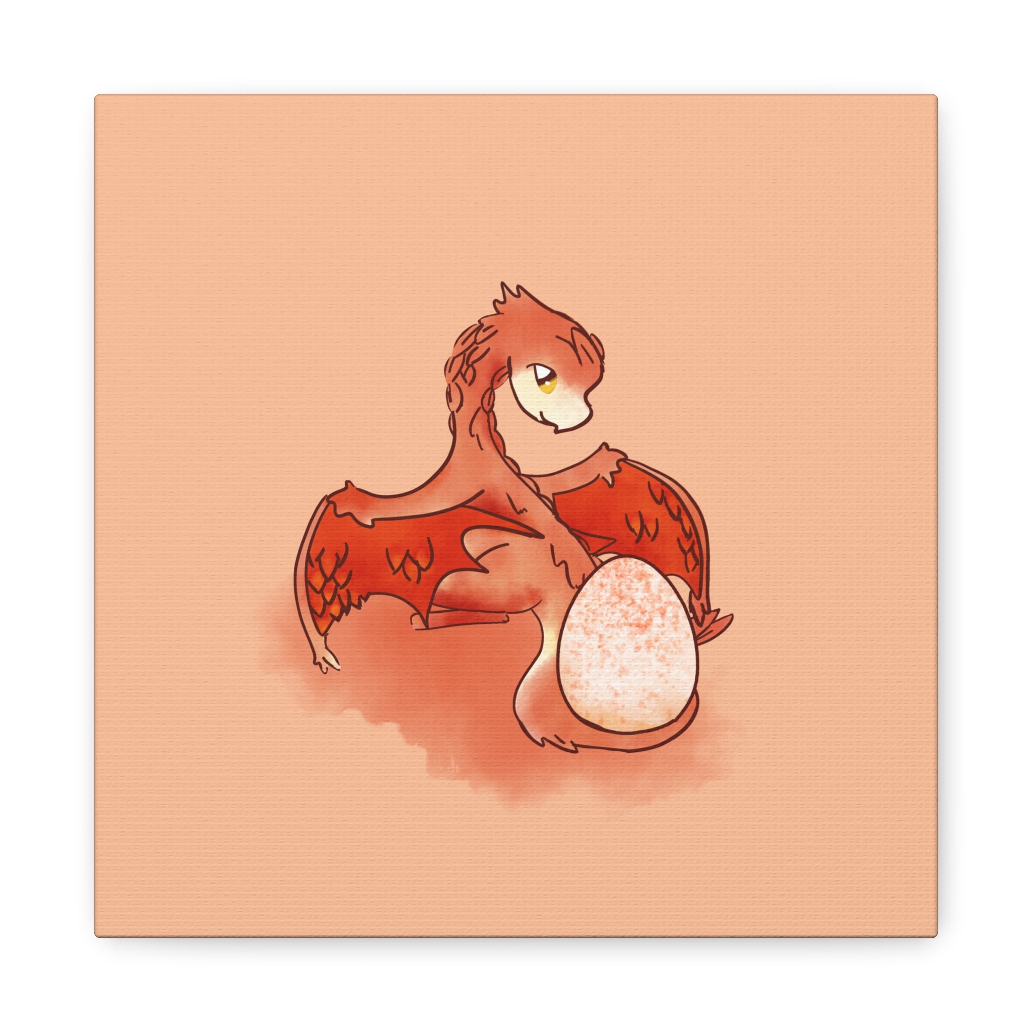 Red Hatchling: Canvas Gallery Wrap