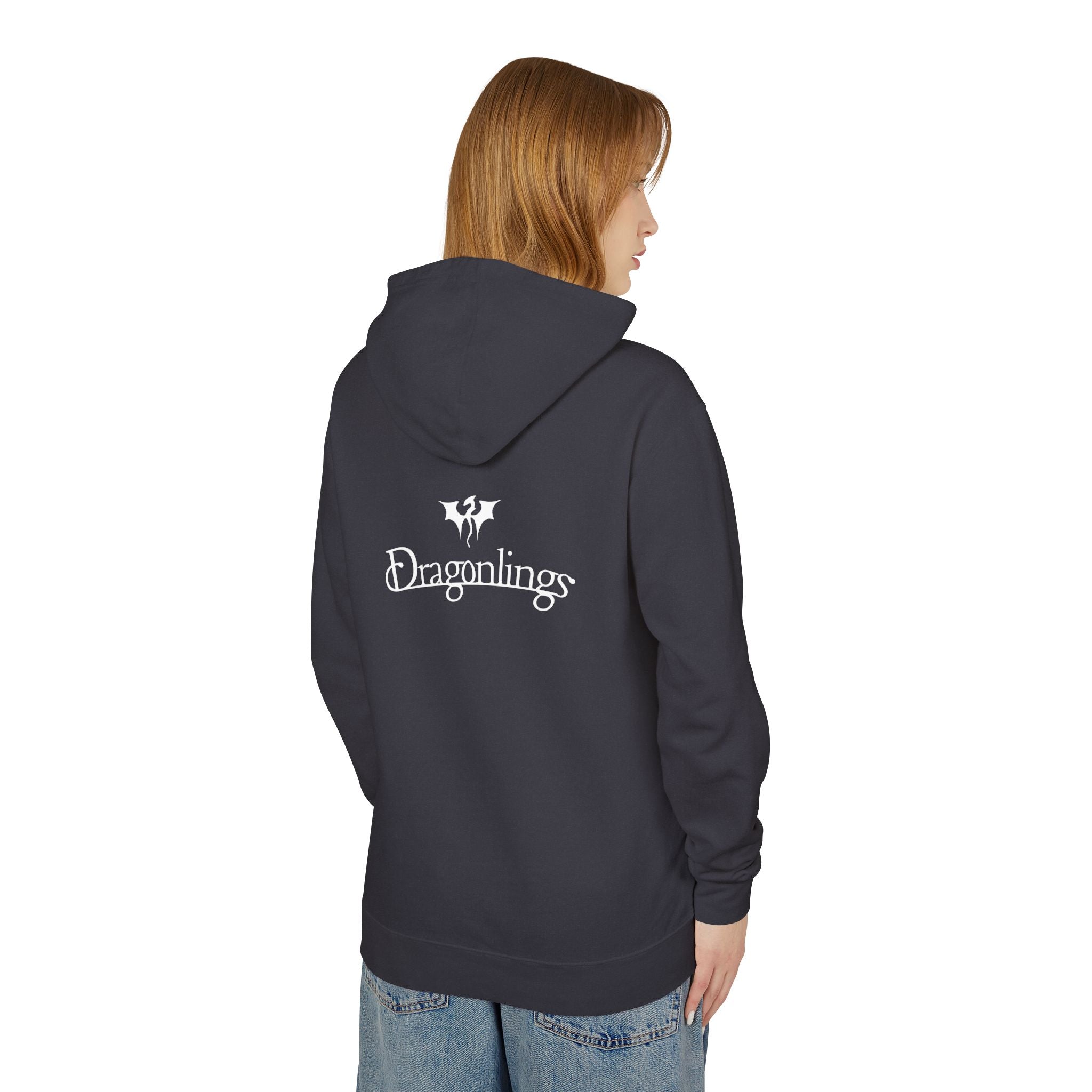 Dragonlings Gremlin Wyvern Unisex Lightweight Hooded Sweatshirt