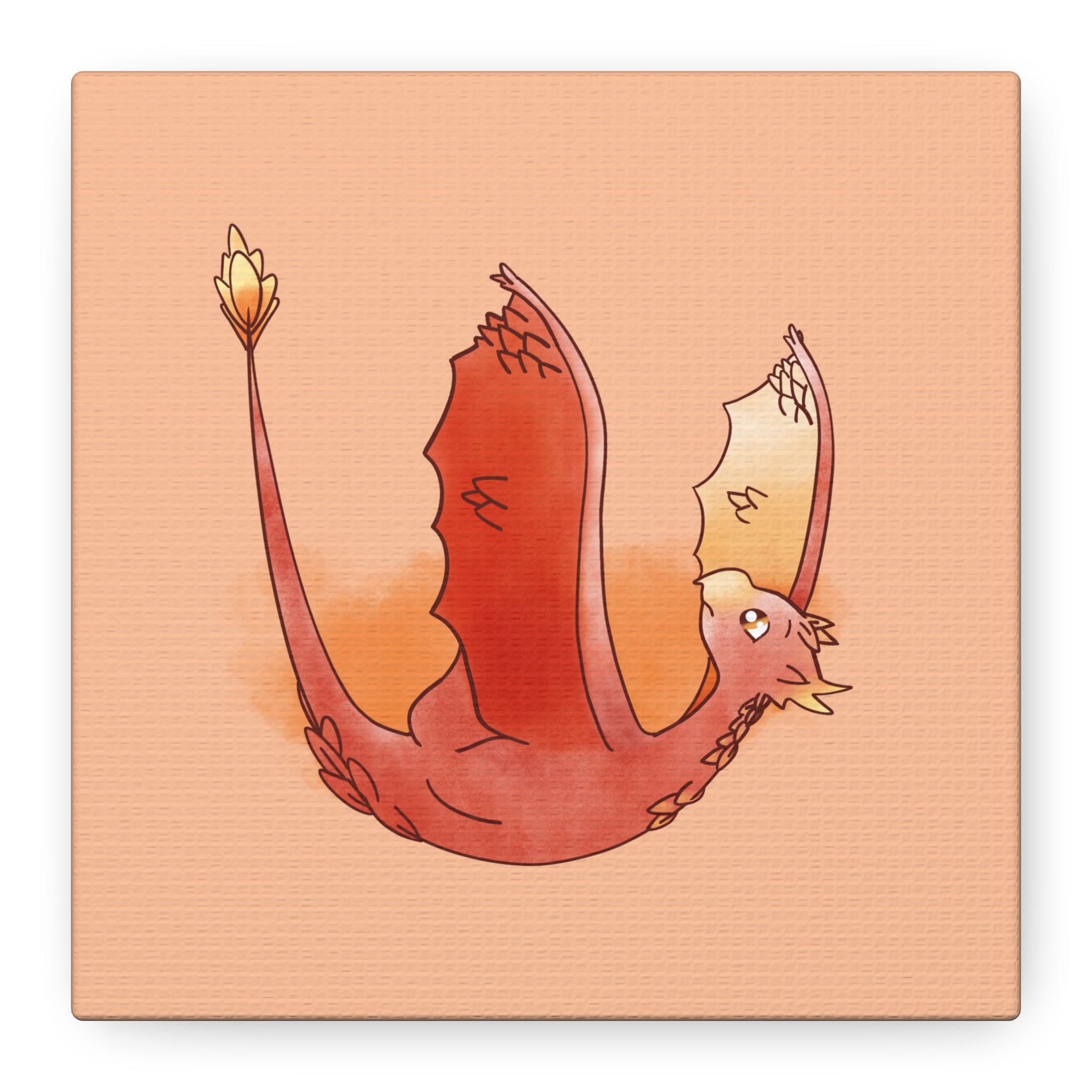 Fledgling Wyvern: Canvas Gallery Wrap