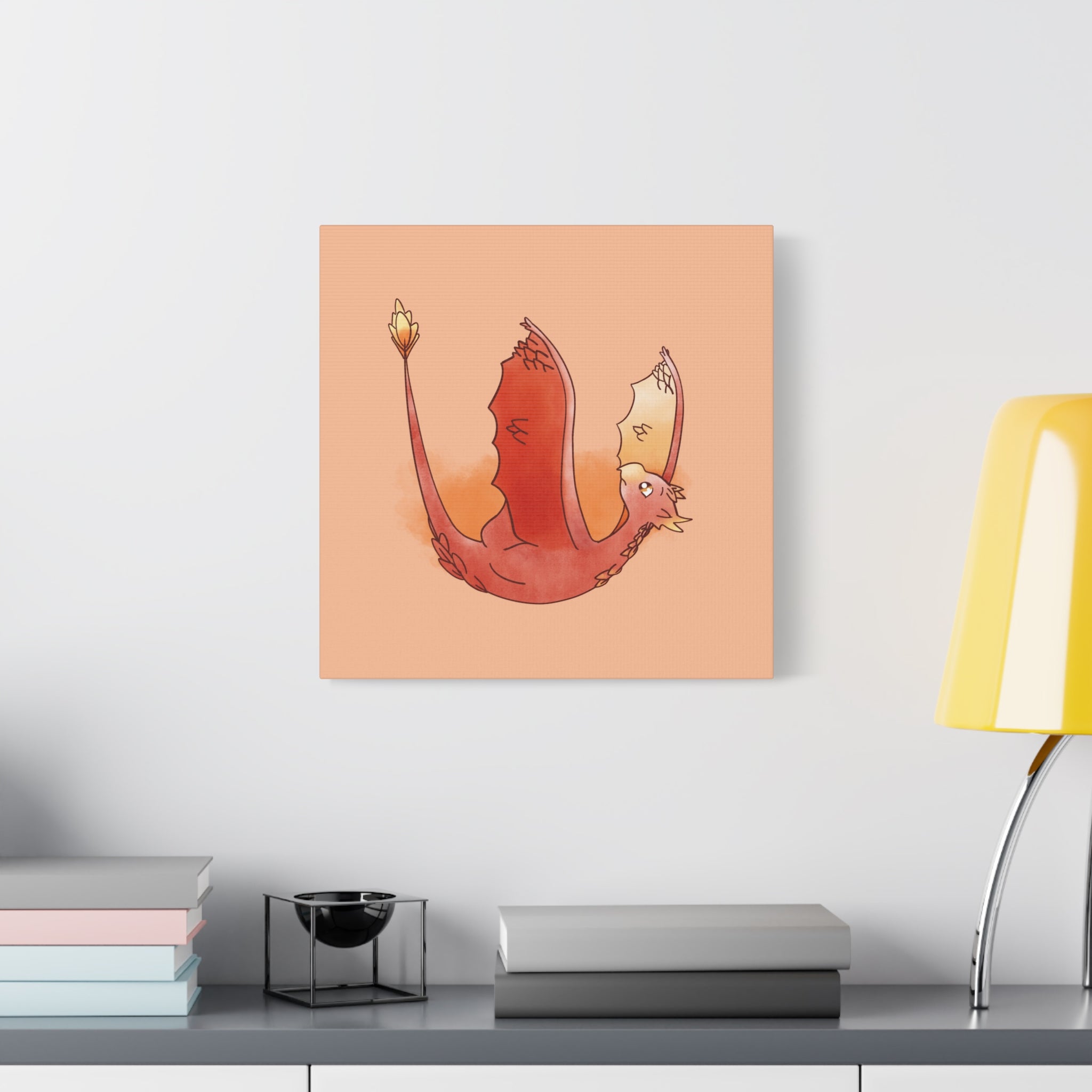 Fledgling Wyvern: Canvas Gallery Wrap