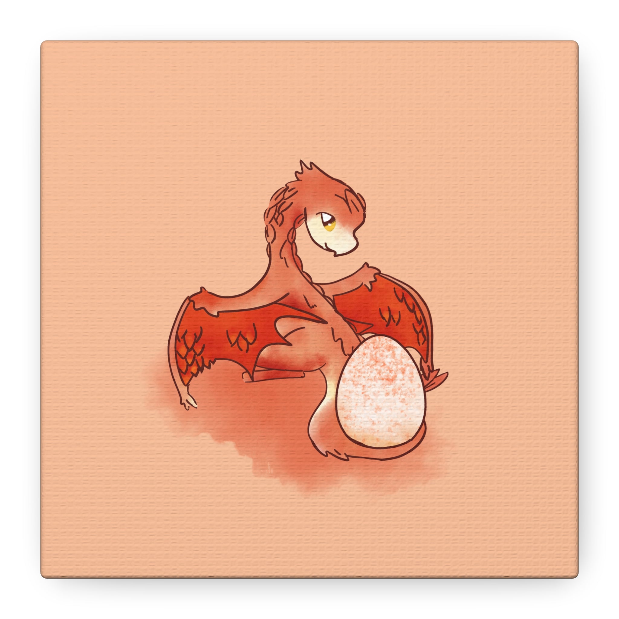 Red Hatchling: Canvas Gallery Wrap