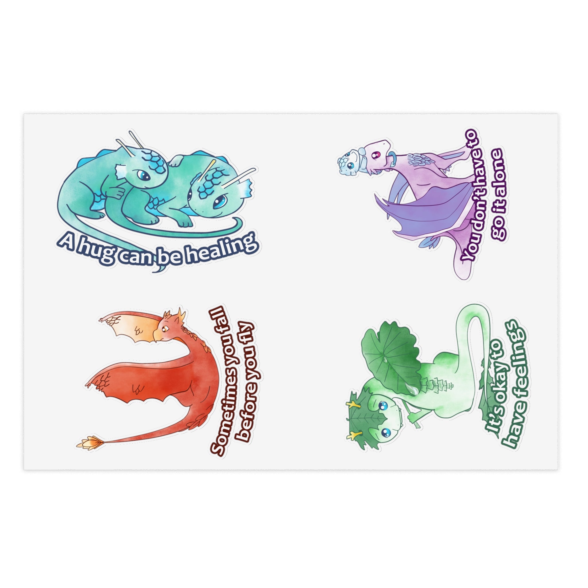 Dragonlings Feelings: Sticker Sheets