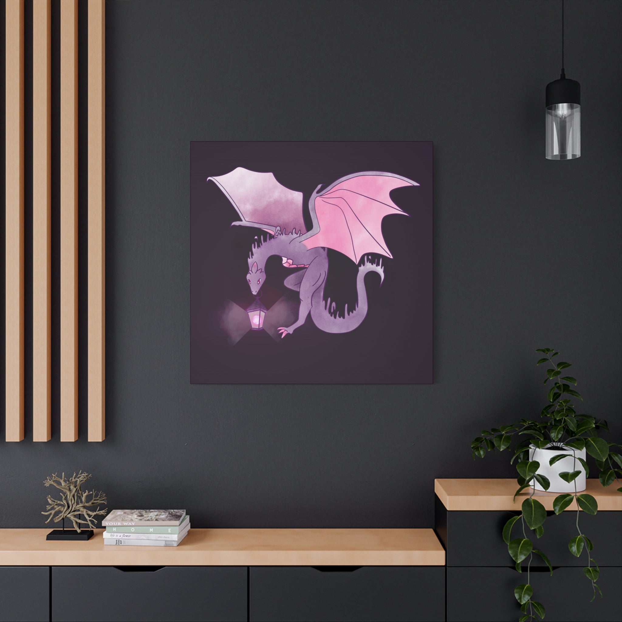 Whisper Wyvern: Canvas Gallery Wrap