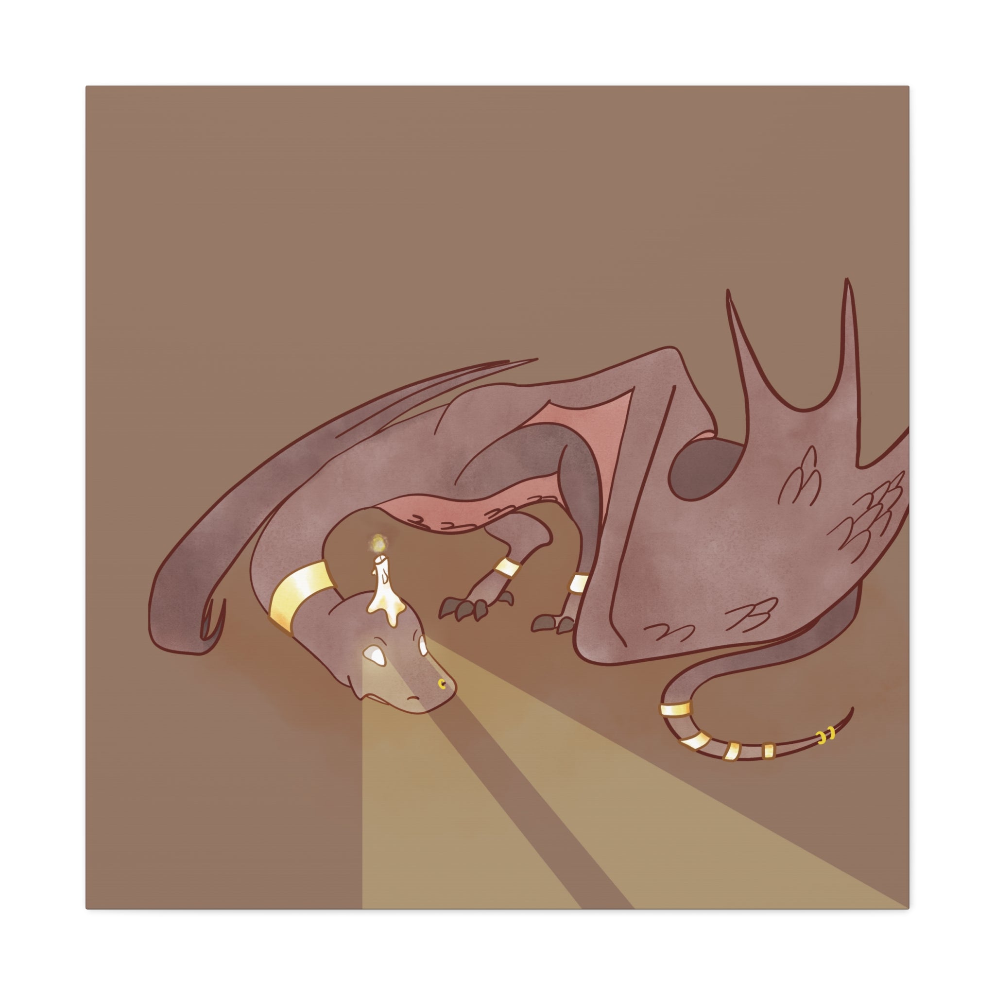 Excavator Wyvern: Canvas Gallery Wrap