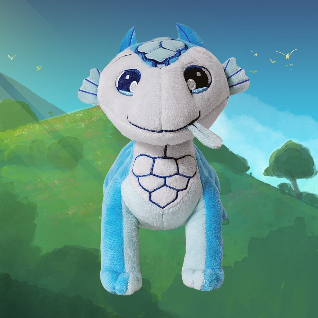 Dragonlings Blue Whelp Plushie image 0